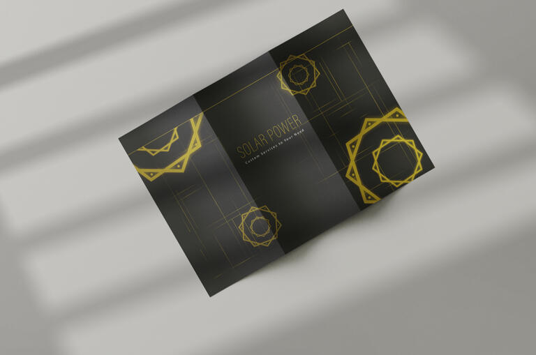 Solar Power Tri-fold Flyer
